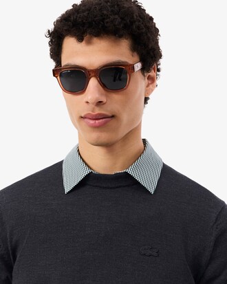 Maglione girocollo in lana merino