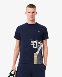 T-shirt da tennis con stampa Heritage