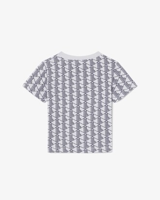 T-shirt in cotone con monogramma