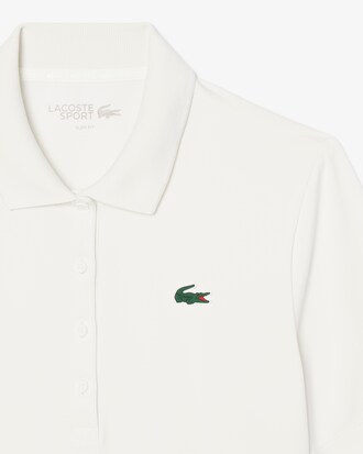 Polo da golf slim fit elasticizzata UV Protect
