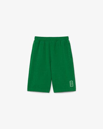 Shorts in piqu&eacute; double face relaxed fit