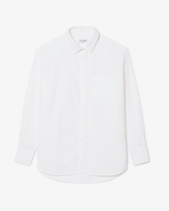 Camicia oversize in popeline di cotone