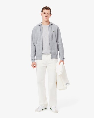 Felpa con cappuccio in pile con zip