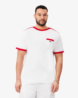 T-shirt in cotone con taschino Archive Re-edition