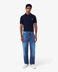 Jeans a 5 tasche dal taglio dritto