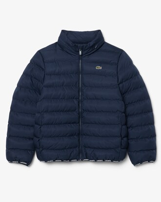 Giacca imbottita unisex con cappuccio foderato in tessuto felpato