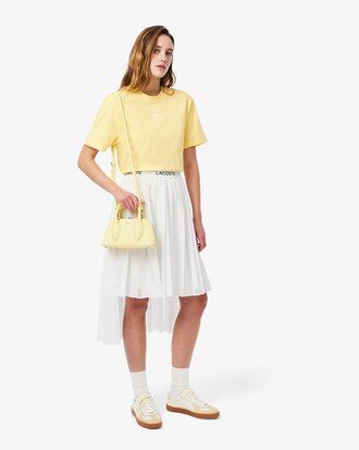 T-shirt in cotone con stampa del brand