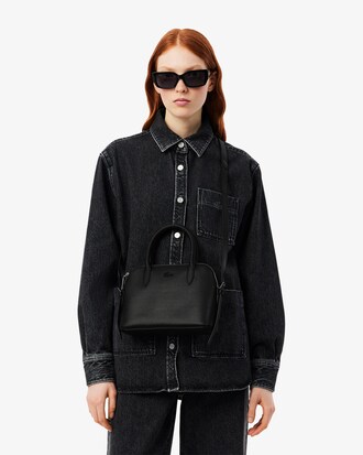 Borsa piccola in pelle effetto piqué Chantaco Bugatti