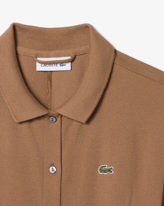 Abito in Petit Piqu&eacute; con cintura e collo a polo