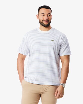 T-shirt in cotone pesante a righe