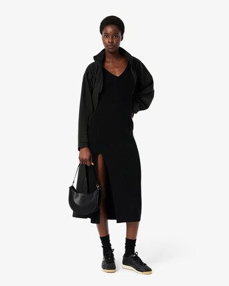 Borsa a mezzaluna in pelle Chantaco