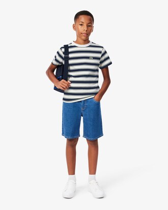 T-shirt in cotone a righe