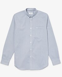 Camicia regular fit in popeline a mini quadretti 