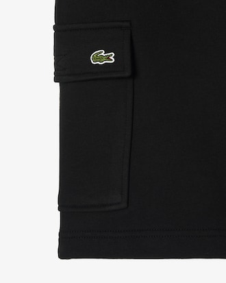Pantaloni cargo corti in pile