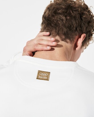 Felpa da uomo in cotone Olympic Heritage Collection By Lacoste