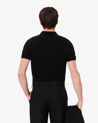Polo regular fit in piqué elasticizzato Paris