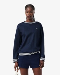 Felpa con scollo a barchetta di produzione francese