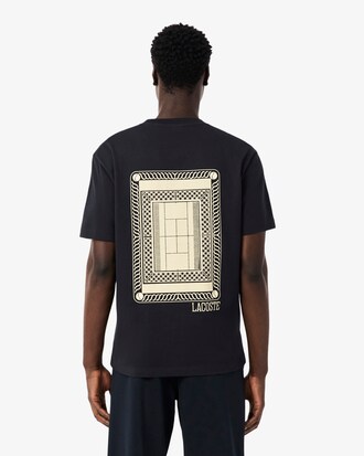 T-shirt in jersey stampata