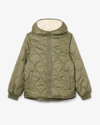 Parka unisex trapuntato con cappuccio