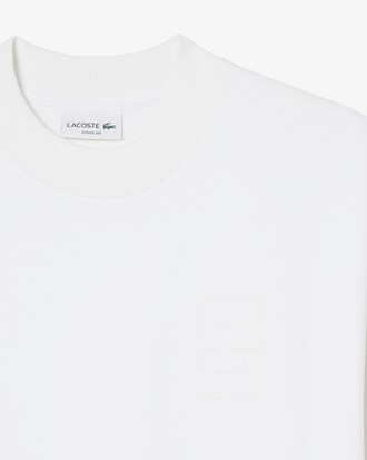 Felpa in pile ricamata