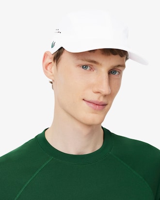 Cappellino da tennis in taffet&agrave; a rombi