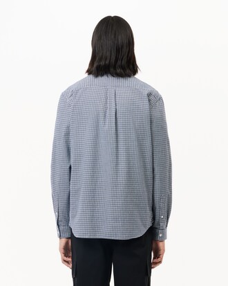 Camicia in flanella di cotone regular fit