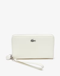 Portafoglio da donna in canvas spalmato con manico da polso Daily Classic