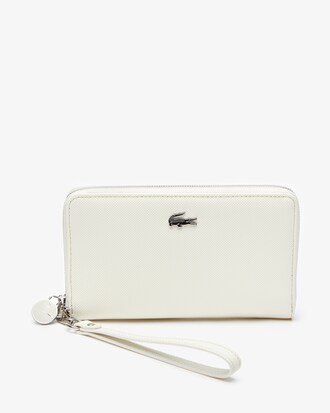 Portafoglio da donna in canvas spalmato con manico da polso Daily Classic