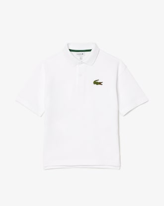 Polo in petit piqué bouclé