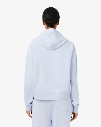 Felpa oversize con cappuccio e logo