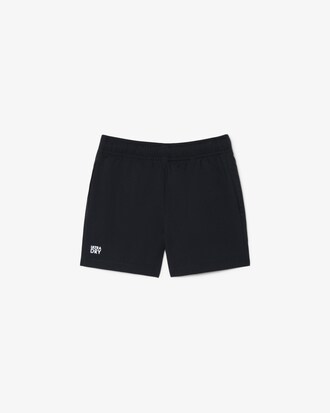 Shorts sportivi in taffet&agrave; a rombi
