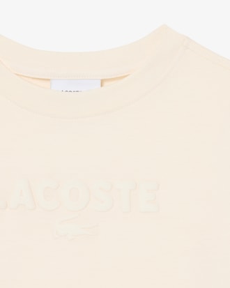 T-shirt in cotone testurizzato Lacoste