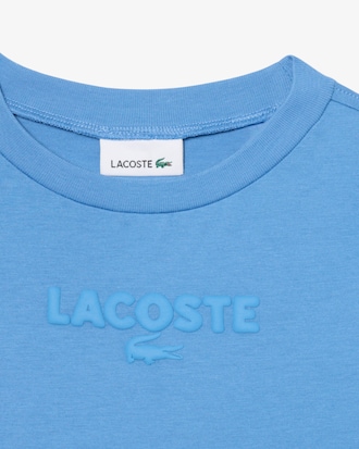 T-shirt in cotone testurizzato Lacoste