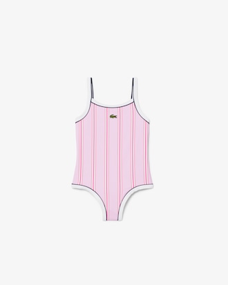 Costume intero a righe