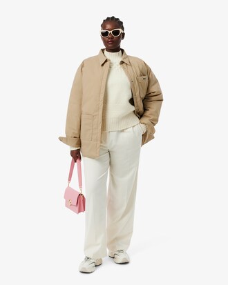 Overshirt imbottita impermeabile