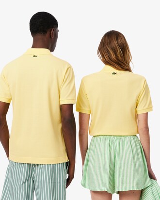 Polo dal taglio classico con logo stampato L.12.12