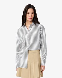Camicia oversize in popeline di cotone