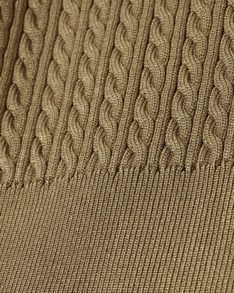 Maglione girocollo a trecce Runway