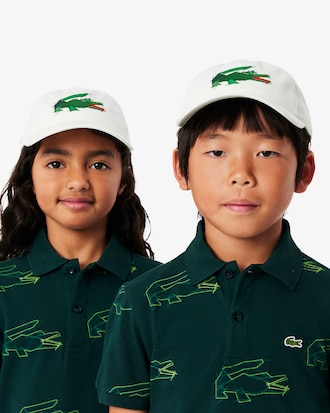 Cappellino con grafica coccodrillo