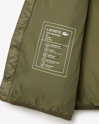 Gilet imbottito e impermeabile corto