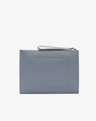 Pochette in canvas piqu&eacute; spalmata Anna