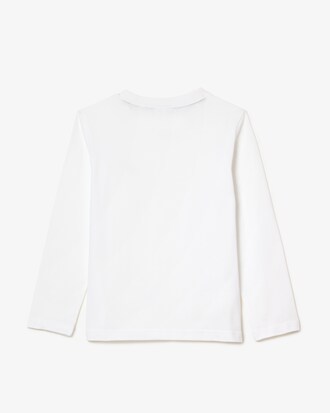 T-shirt in cotone a maniche lunghe