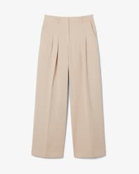 Pantaloni chino in gabardine elasticizzato wide fit