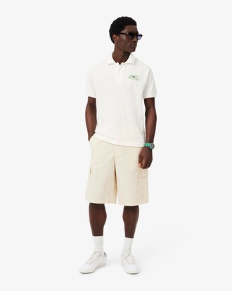 Polo classic fit con marchio grafico