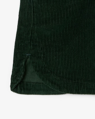 Bermuda wide fit in velluto a coste