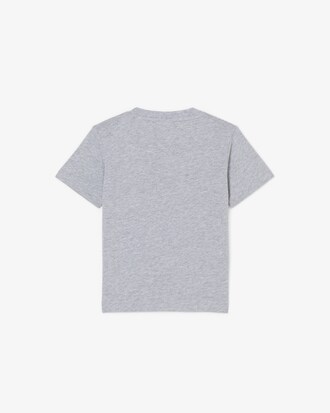 T-shirt in cotone con stampa monogramma