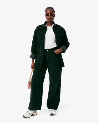 Overshirt XL in velluto a coste