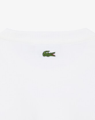 T-shirt con firma ricamata Made in France