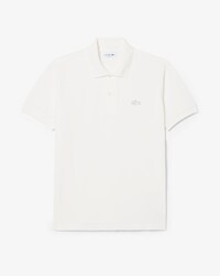 Polo classic fit con coccodrillo metallizzato