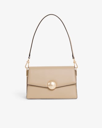 Borsa in pelle con patta Tennis Bliss